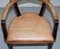 Brown Leather Court Office Dining Chair from House of Chesterfield, Image 14