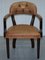 Brown Leather Court Office Dining Chair from House of Chesterfield, Image 13