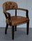 Brown Leather Court Office Dining Chair from House of Chesterfield 2