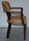 Brown Leather Court Office Dining Chair from House of Chesterfield 7