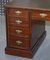 Pall Mall Hardwood Twin Pedestal Writing Partners Desk 9