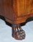 Regency Hardwood Kneehole Desk with Lion Hairy Paw Feet, 1815 8