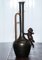 Vintage Bronze Jug Vase Urns with Little Cherub Angles, 1930s, Set of 2 6
