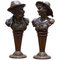 Estatuas victorianas en miniatura de bronce macizo. Juego de 2, Imagen 1