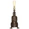 Bronzierter Engel Puttengel Öllampe, 1860er 1
