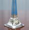 Sterling Silver & Guilloche Enamel Candlesticks by Charles Green & Co, 1927, Set of 2 19