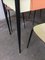 Mid-Century Pink and Yellow Formica Dining Table with 4 Chairs, Set of 5 4