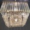 Mid-Century Prisma Einbaulampe aus Muranoglas 6
