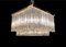 Mid-Century Prisma Einbaulampe aus Muranoglas 10