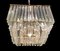 Mid-Century Prisma Einbaulampe aus Muranoglas 4