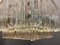 Plafón Mid-Century con prismas de cristal de Murano, Imagen 7