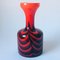 Vase Pop Art Vintage en Verre de Opaline Florence, Italie, 1970s 2
