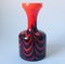 Vase Pop Art Vintage en Verre de Opaline Florence, Italie, 1970s 1