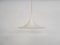 Lampe à Suspension Brouillard et Morup en Métal Blanc par Claus Bonderup, Danemark, 1960s 2