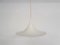 Lámpara colgante Morup de metal blanco de Claus Bonderup, Denmark, años 60, Imagen 1