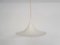 White Metal Fog and Morup Pendant Light by Claus Bonderup, Denmark, 1960s, Image 1