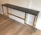 Brass Console with Black Marble Top, Image 2