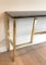 Brass Console with Black Marble Top 5