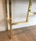 Brass Console with Black Marble Top 6