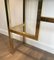 Brass Console with Black Marble Top 7
