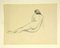 Unknown, Nude from the Back, Drawing, 1950s 1