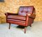 Vintage Danish Cognac Leather Lounge Chair by Svend Skipper, 1964, Image 2