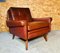 Vintage Danish Cognac Leather Lounge Chair by Svend Skipper, 1964 7