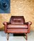 Vintage Danish Cognac Leather Lounge Chair by Svend Skipper, 1964 5