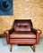 Vintage Danish Cognac Leather Lounge Chair by Svend Skipper, 1964, Image 1
