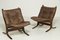 Vintage Danish Leather Siesta Chairs by Ingmar Relling, Set of 2 7
