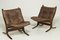 Vintage Danish Leather Siesta Chairs by Ingmar Relling, Set of 2, Image 7