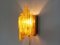 Yellow Acrylic and Metal Wall Lamp by Claus Bolby for Cebo Industri, Denmark, 1960s 6