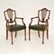 Antique Shield Back Carver Armchairs, Set of 2, Image 1