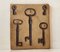 Skandinavischer Vintage Schlüssel Wandhalter aus Keramik von Ulla Lonow 1