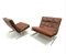 Danish Bo561 Cognac Leather Easy Chairs by Preben Fabricius & Jørgen Kastholm for BoEx, 1960s, Set of 2 8