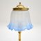 Antique Brass & Glass Table Lamp 3
