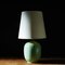 Fishbone Pattern Ceramic Table Lamp by Anna-Lisa Thomson 1
