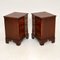 Antique Georgian Style Mahogany Bedside Chests, Set of 2 9