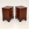 Antique Georgian Style Mahogany Bedside Chests, Set of 2, Image 9