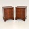 Antique Georgian Style Mahogany Bedside Chests, Set of 2 2