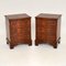 Antique Georgian Style Mahogany Bedside Chests, Set of 2, Image 2