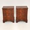 Antique Georgian Style Mahogany Bedside Chests, Set of 2 1