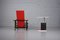 Modell Rot & Blau Sessel und Beistelltisch von Gerrit T. Rietveld für Cassina, 2er Set 4