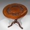 Antique English Victorian Walnut Tilt Top Occasional Table by James Shoolbred 7