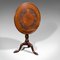 Antique English Victorian Walnut Tilt Top Occasional Table by James Shoolbred 8