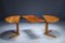 Low Mid-Century Extendable Round Teak Dining Table by Dyrlund, 1970s 4