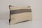 Vintage Turkish Minimalist Style Hemp Lumbar Kilim Pillow with Original Details 2