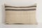 Anatolian Striped Wool Lumbar Kilim Pillow Cover, Mid-20th Century 1