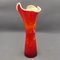 Red & White Murano Glass Vase, Italy, Image 10
