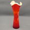 Red & White Murano Glass Vase, Italy, Image 4